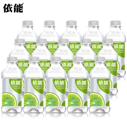 【好乐源】依能饮料青柠味苏打水350ml*15瓶/箱弱碱性饮用水 青柠味苏打水饮料