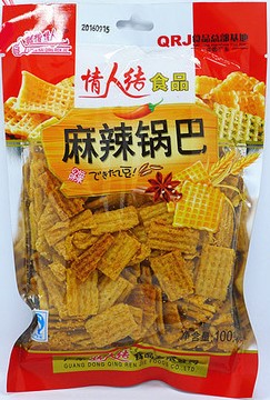 【好乐源】情人结大米锅巴 麻辣味 100g/袋