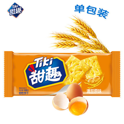 【好乐源】亿滋 甜趣 韧性饼干 100g/包