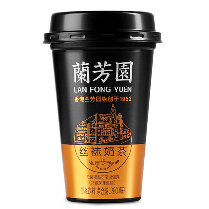 【好乐源】香港兰芳园 港式丝袜奶茶280ml/杯