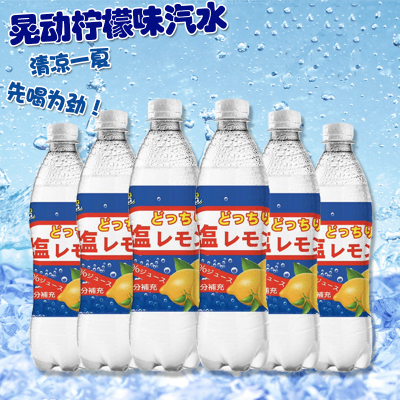 柠檬味越南进口晃动盐汽水360ml/瓶碳酸饮料网红汽水