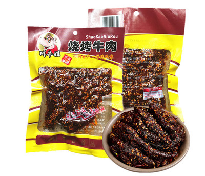 【好乐源】四川特产 川牛娃 烧烤牛肉 50g/袋