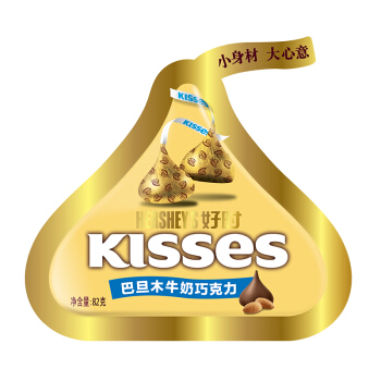 【好乐源】82g 巴达木牛奶味 kisses 好时之吻