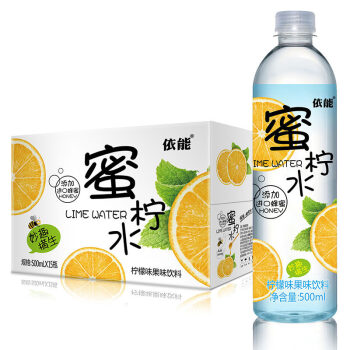 【好乐源】依能 果味饮料蜂蜜柠檬水500ml*15瓶/箱