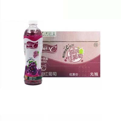 【好乐源】康师傅每日C红葡萄500ML*15瓶 整箱果汁饮料