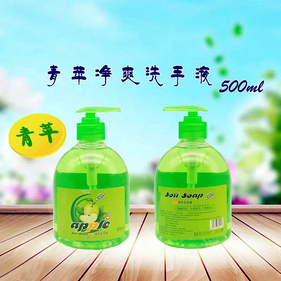 【好乐源】正品家家用水果味洗手液500ml 柠檬青苹果清洁泡沫抑菌