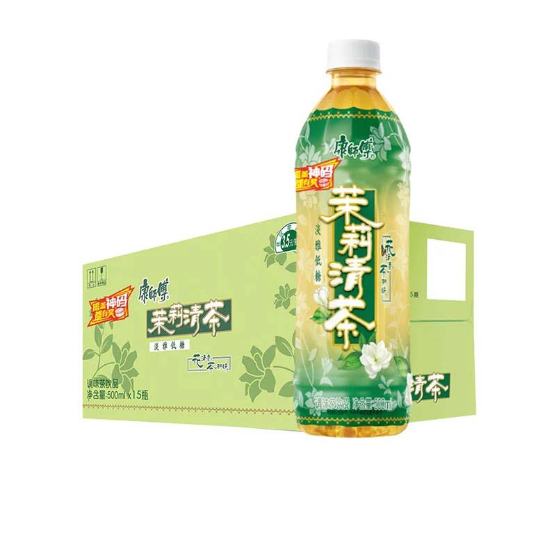 【好乐源】康师傅 茉莉清茶500ml*15瓶 整箱茶饮料浪漫告白促销