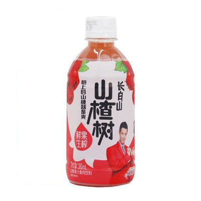 【好乐源】长白山山楂树380ml 果味饮料果汁果肉饮料酸甜开胃饮料