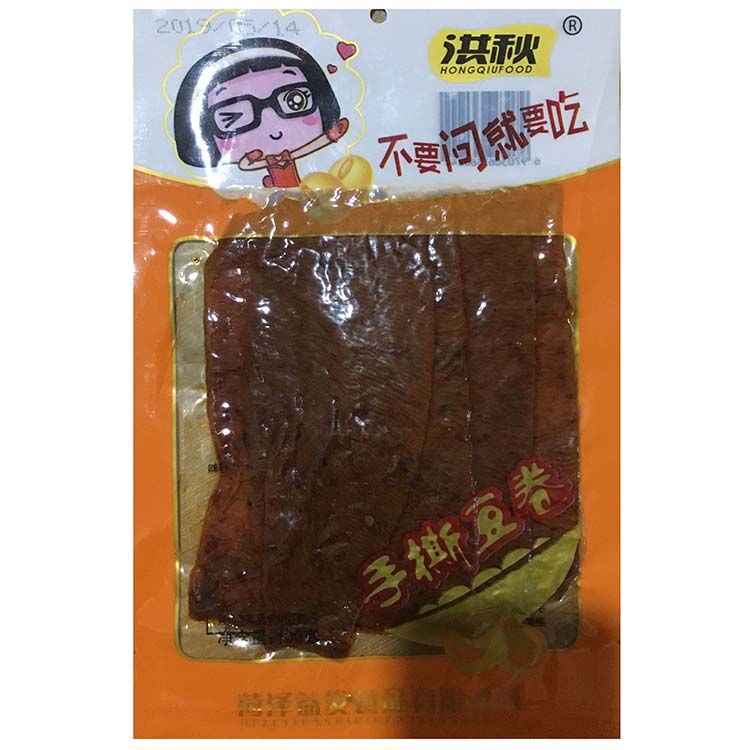 【好乐源】100g 洪秋 手撕豆卷高温灭菌真空保鲜休闲零食