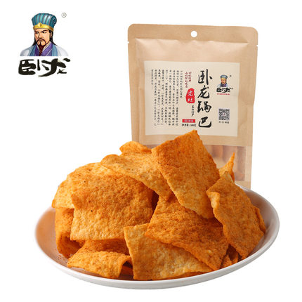 【好乐源】卧龙老灶手工锅巴麻辣味100g襄阳特产休闲膨化零食脆片散装小包装