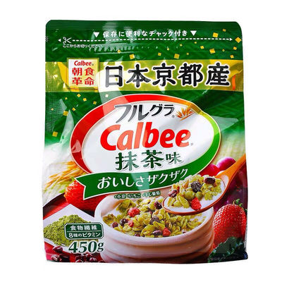 【好乐源】抹茶味 日本进口卡乐比Calbee 450克