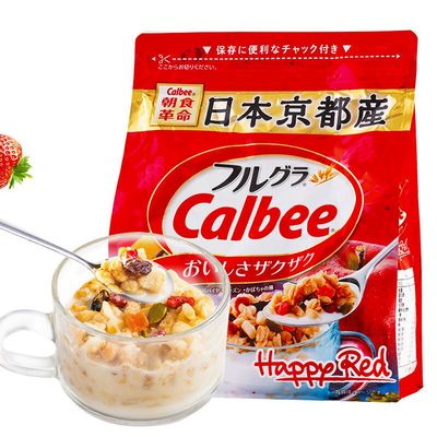 【好乐源】水果麦片 日本进口卡乐比Calbee 500克