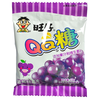 【好乐源】葡萄味 旺仔qq糖大包装 70g