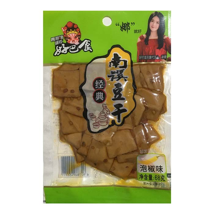 【好乐源】好巴食 泡椒口味 68g 零食小吃辣条四川特产