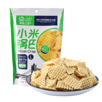 【好乐源】英伦之恋 小米锅巴170g 香葱味 网红休闲小零食