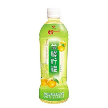 【好乐源】统一金桔柠檬水果饮料真桔真汁润500ml