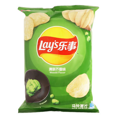 【好乐源】清新芥末味 乐事薯片 清新芥香 70g