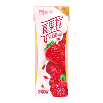 【好乐源】蒙牛 真果粒牛奶饮品（草莓）250g