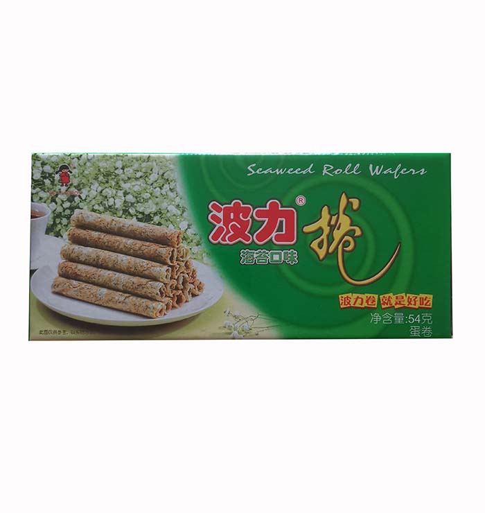 【好乐源】波力蛋卷波力食品波力卷 海苔味蛋卷 54g