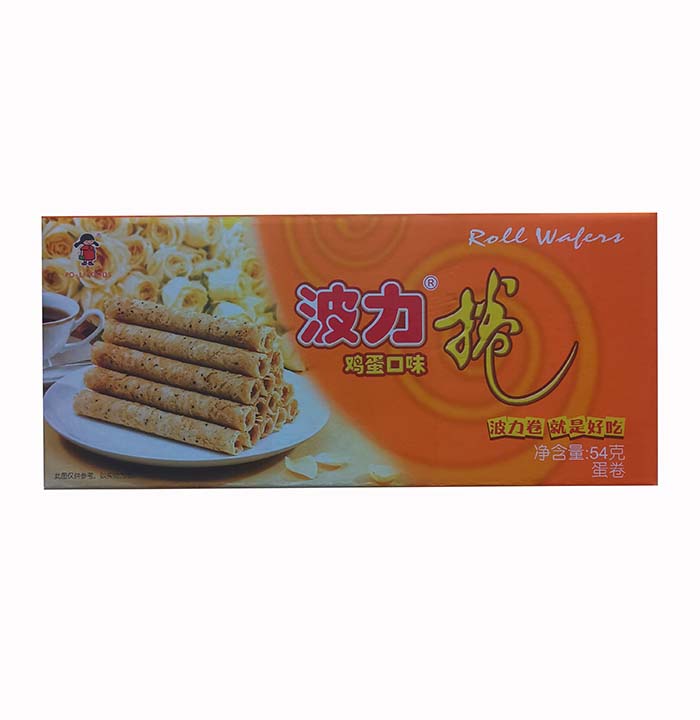 【好乐源】波力蛋卷波力食品波力卷 鸡蛋味蛋卷 54g