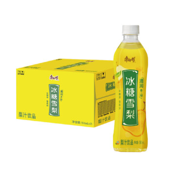 【好乐源】康师傅 冰糖雪梨500ml*15瓶 梨汁饮料饮品量贩装整箱