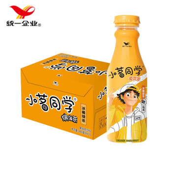 【好乐源】统一 小茗同学冷泡茶 整箱装 茶饮料 冰橘绿茶 480ml*15瓶